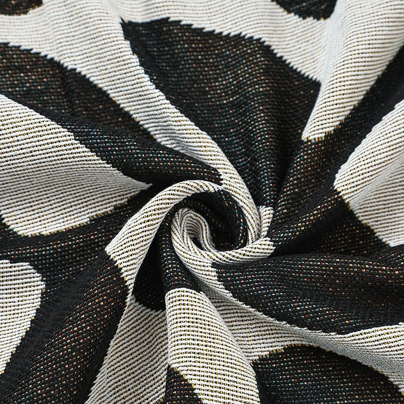 Blanket Abstract Black